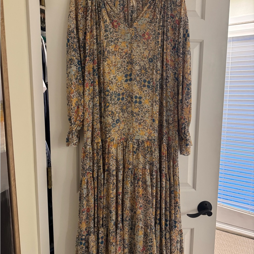 Free People Floral Multicolor Maxi Dress